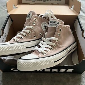 Tan Converse - New in Box